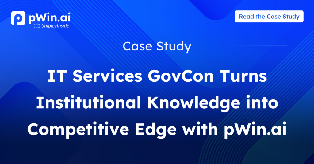 IT Services GovCon Turns Institutional Knowledge into Competitive Edge ...